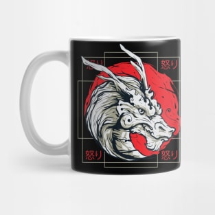 Дракон, японский арт Mug